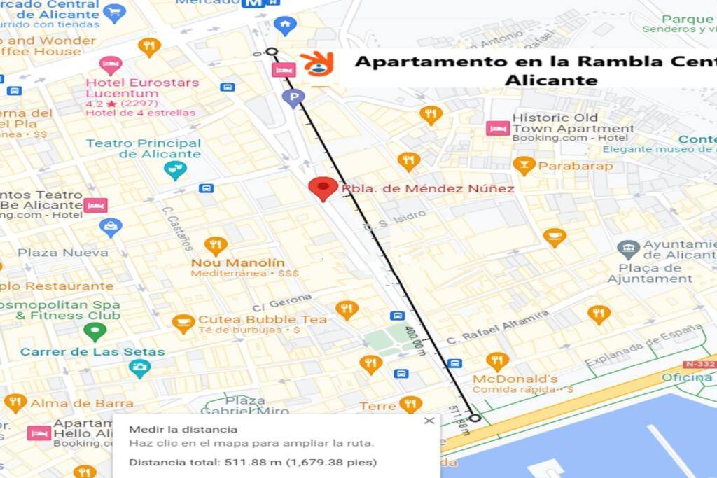 Apartamento Centro Rambla Alicante A Ngoại thất bức ảnh