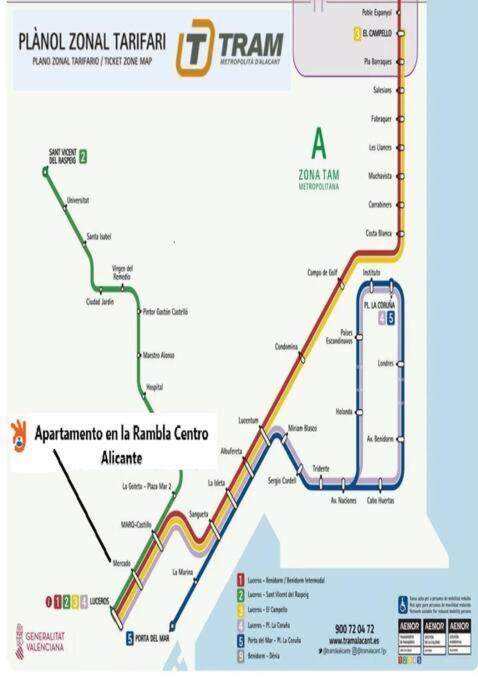 Apartamento Centro Rambla Alicante A Ngoại thất bức ảnh